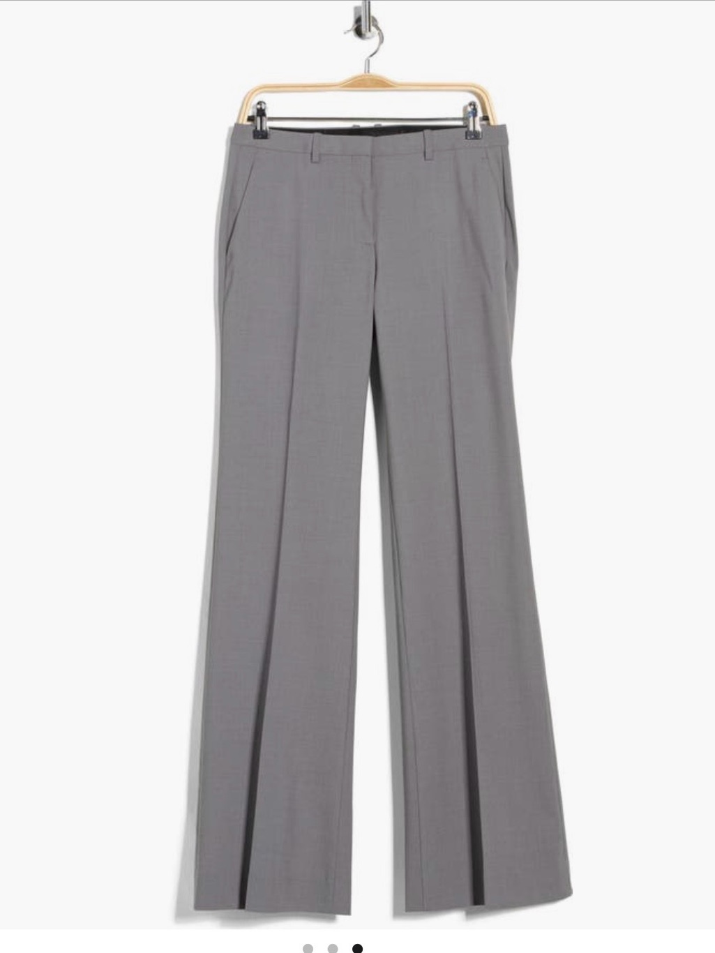Theory Demetria Wool Blend Trousers